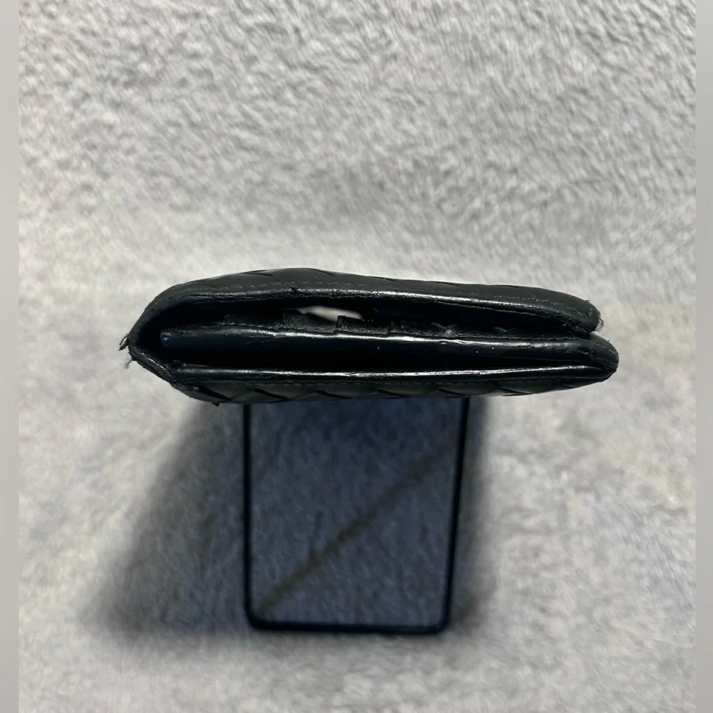 Bottega Veneta Y2K Black Leather Long Wallet - Picture 7 of 14